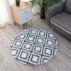 Dywan Pluszowy Okrągły Art Rugs - MARRAKESH Biały