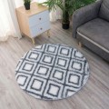 Dywan Pluszowy Okrągły Art Rugs - MARRAKESH Biały