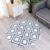 Dywan Pluszowy Okrągły Art Rugs - MARRAKESH Biały