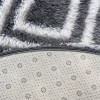 Dywan Pluszowy Okrągły Art Rugs - MARRAKESH Czarny