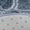 Dywan Pluszowy Okrągły Art Rugs - MARRAKESH Srebrny