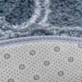 Dywan Pluszowy Okrągły Art Rugs - MARRAKESH Srebrny