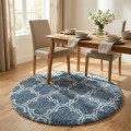Dywan Pluszowy Okrągły Art Rugs - MARRAKESH Srebrny