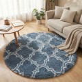 Dywan Pluszowy Okrągły Art Rugs - MARRAKESH Srebrny