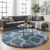 Dywan Pluszowy Okrągły Art Rugs - MARRAKESH Srebrny