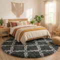 Dywan Pluszowy Okrągły Art Rugs - MARRAKESH Szary