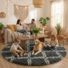Dywan Pluszowy Okrągły Art Rugs - MARRAKESH Szary