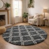 Dywan Pluszowy Okrągły Art Rugs - MARRAKESH Szary