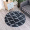Dywan Pluszowy Okrągły Art Rugs - MARRAKESH Szary