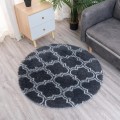 Dywan Pluszowy Okrągły Art Rugs - MARRAKESH Szary