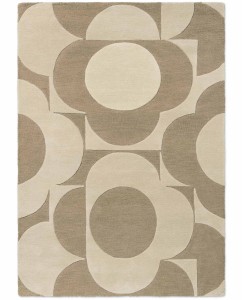 Dywan Orla Kiely - PRISM FLOWER 158009 Mushroom Ecru