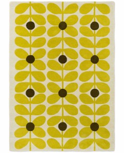 Dywan Orla Kiely - SIXTIES STEM 158106 Yellow