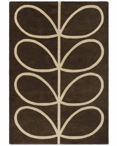 Dywan Orla Kiely - GIANT LINEAR STEM 059401 Walnut