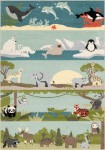 Dywan FD Funky Top - ANIMALI miętowy