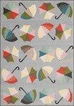 Dywan FD Funky Top - UMBRELLAS jasny szary