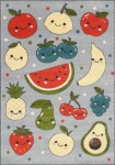 Dywan FD Funky Top - FRUITS jasny szary