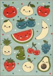 Dywan FD Funky Top - FRUITS miętowy