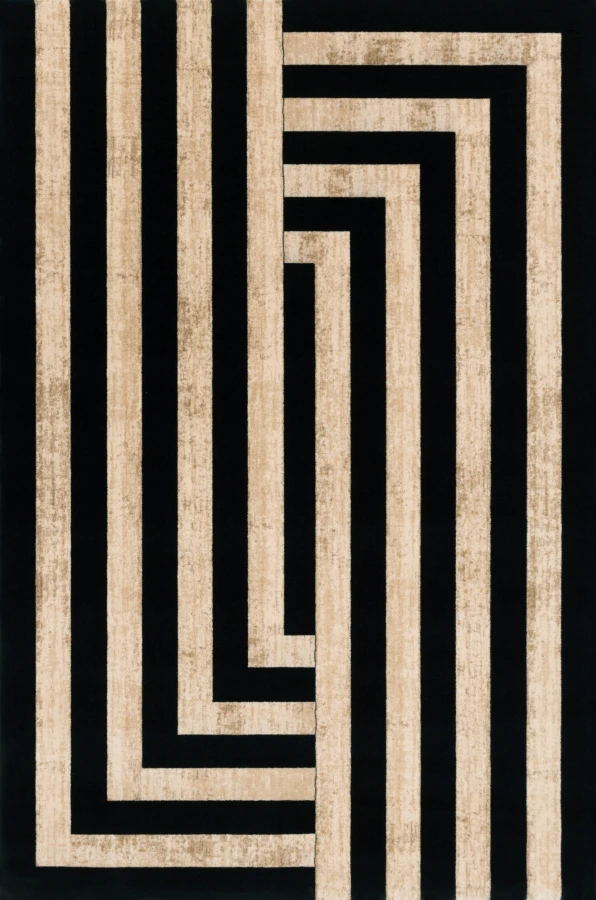 Dywan Agnella Agnus - ART DECO I Czarny