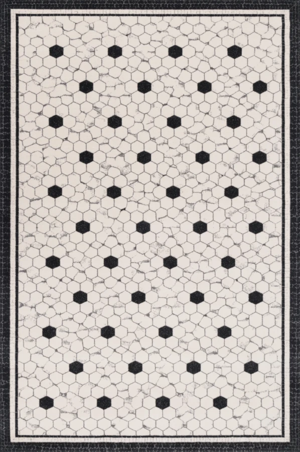 Dywan Agnella Agnus - MOSAICA Biały