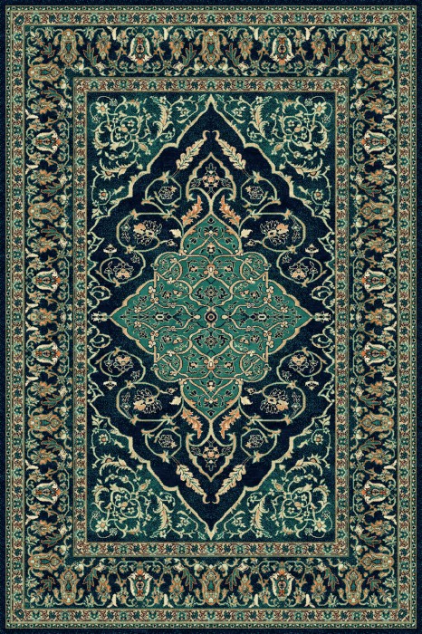 Dywan Agnella Isfahan - LEYLA Szmaragd