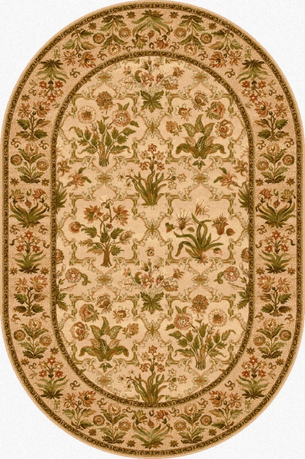 Dywan Agnella Isfahan - OLANDIA Sahara Owal