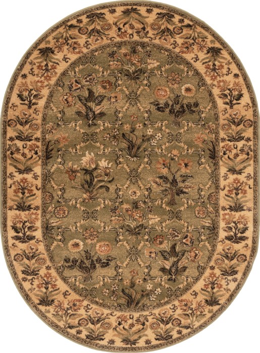 Dywan Agnella Isfahan - OLANDIA Oliwka Owal