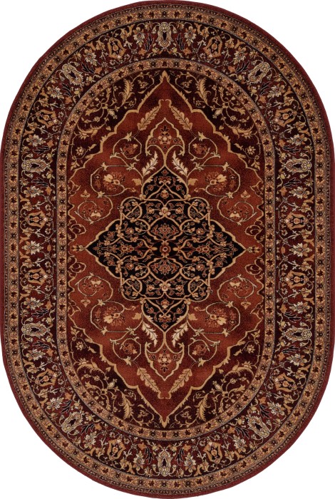 Dywan Agnella Isfahan - LEYLA Rubin Owal