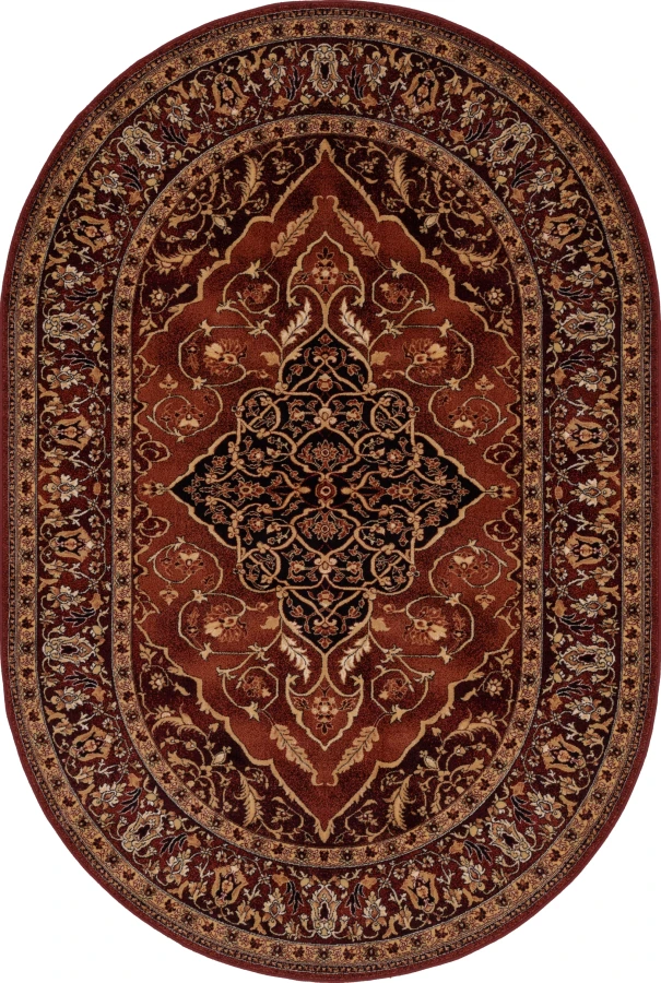 Dywan Agnella Isfahan - LEYLA Rubin Owal