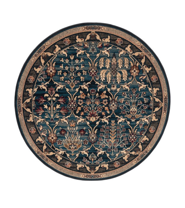 Dywan Agnella Isfahan - AMARA Szmaragd Koło