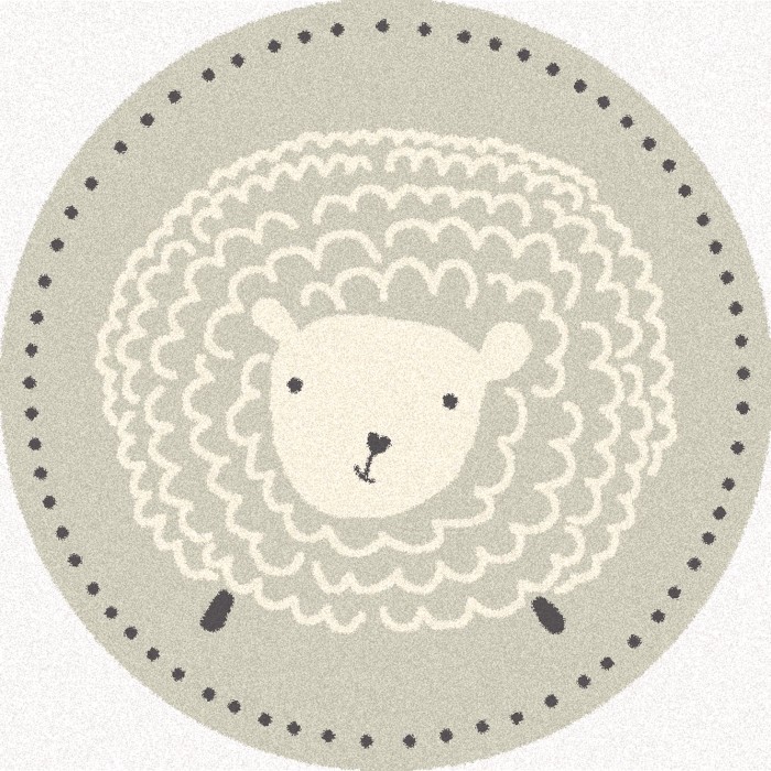 Dywan Agnella Isfahan M - SHEEP Popielaty Koło