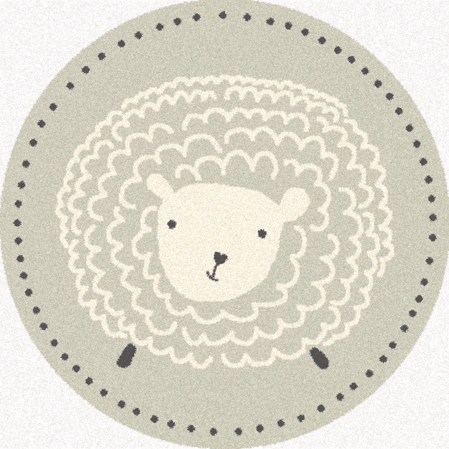 Dywan Agnella Isfahan M - SHEEP Popielaty Koło
