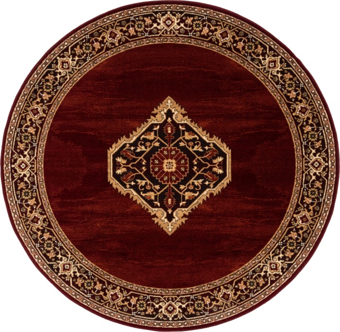 Dywan Agnella Isfahan - URIASZ Rubin Koło