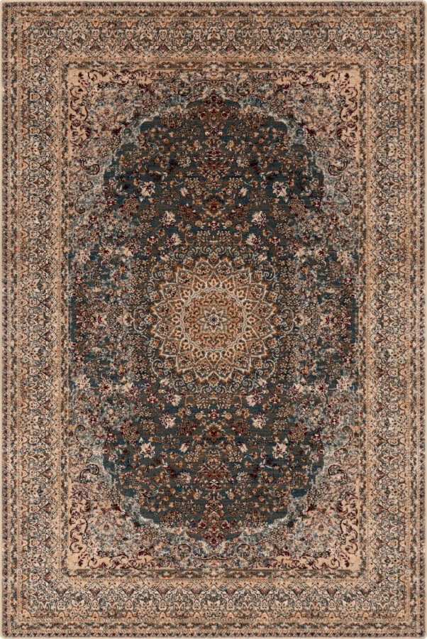 Dywan Agnella Isfahan - LUNARA Szmaragd