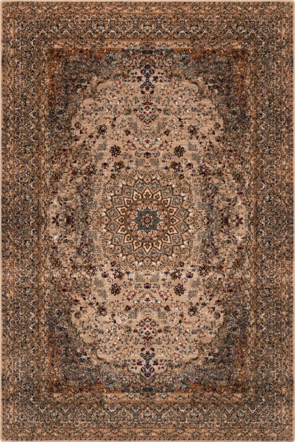 Dywan Agnella Isfahan - LUNARA Ciemny Beż