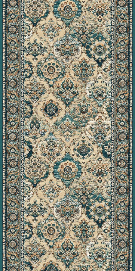 Chodnik Agnella Isfahan - FORENZA Szmaragd