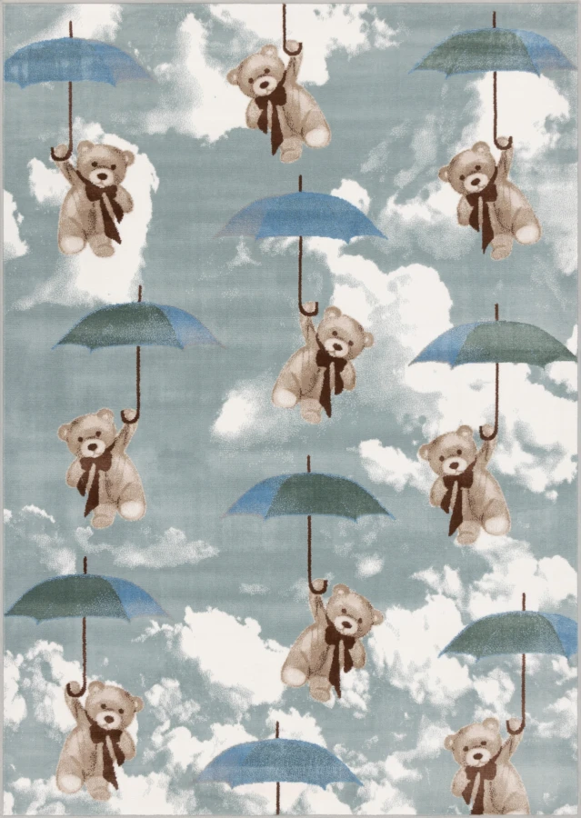 Dywan FD Sensi - TEDDIES Miętowy