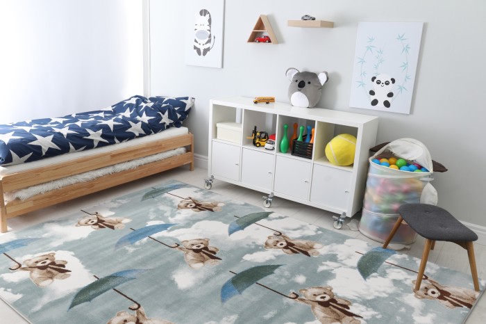 Dywan FD Sensi - TEDDIES Miętowy