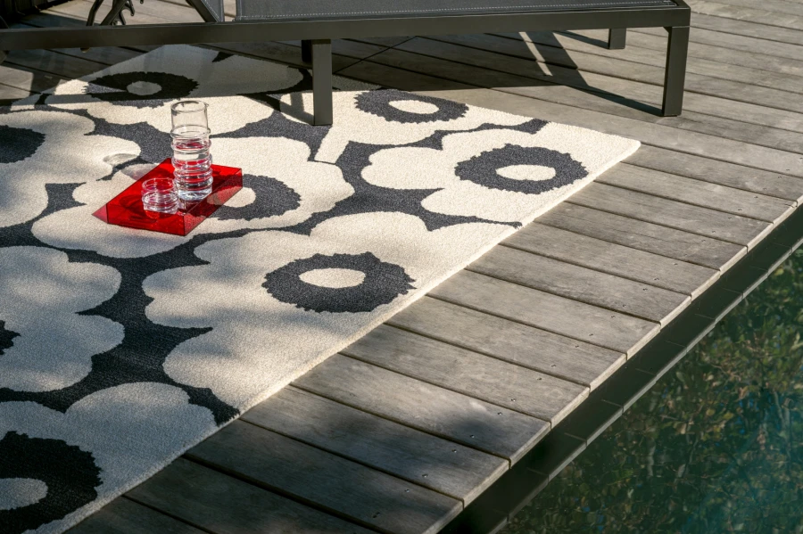 Dywan Marimekko - UNIKKO 434305 Charcoal White