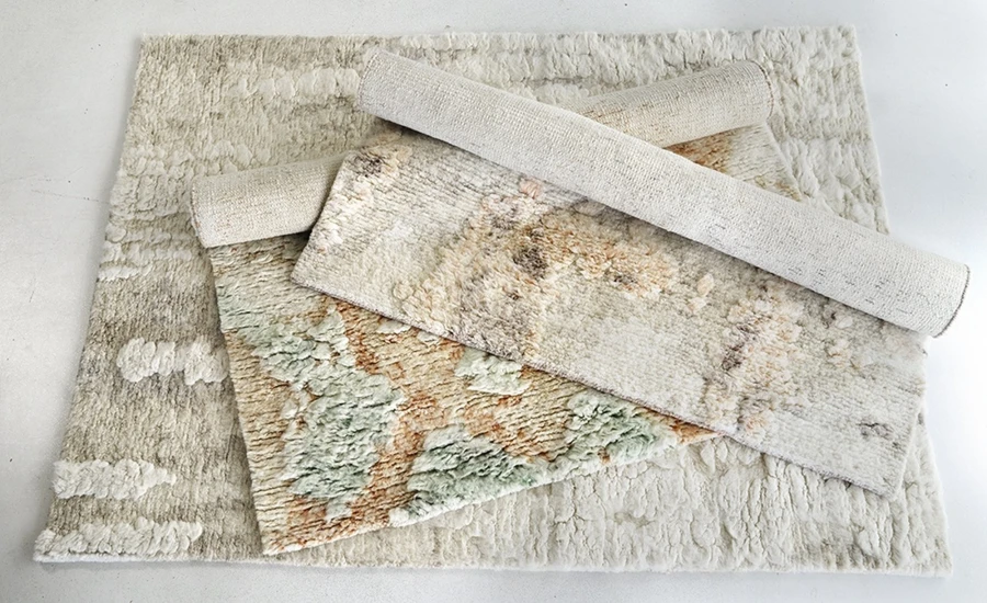 Dywan Rezas - ETERNITY Pastel Palms Silver Pink
