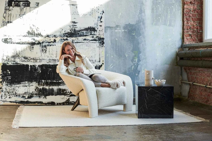 Dywan Rezas - NORDIC FLAIR White