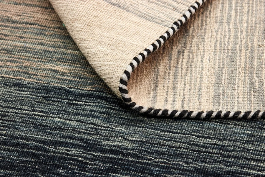 Dywan Rezas - PANORAMA KELIM Black/Grey
