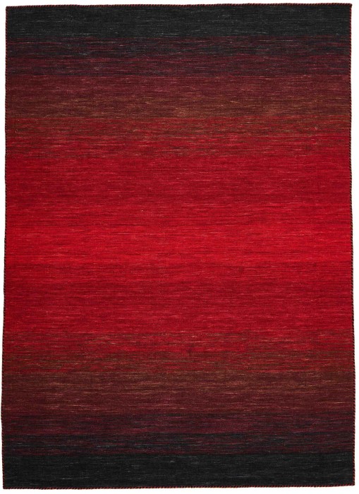 Dywan Rezas - PANORAMA KELIM Black/Red
