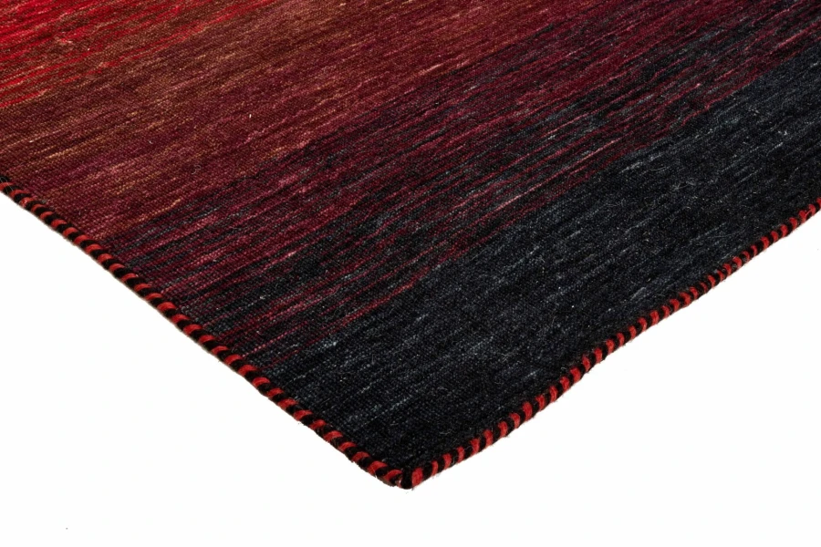 Dywan Rezas - PANORAMA KELIM Black/Red