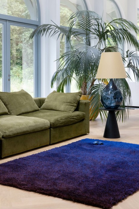 Dywan Brink&amp;Campman - SHADE HIGH Electric Blue | Aubergine 011918