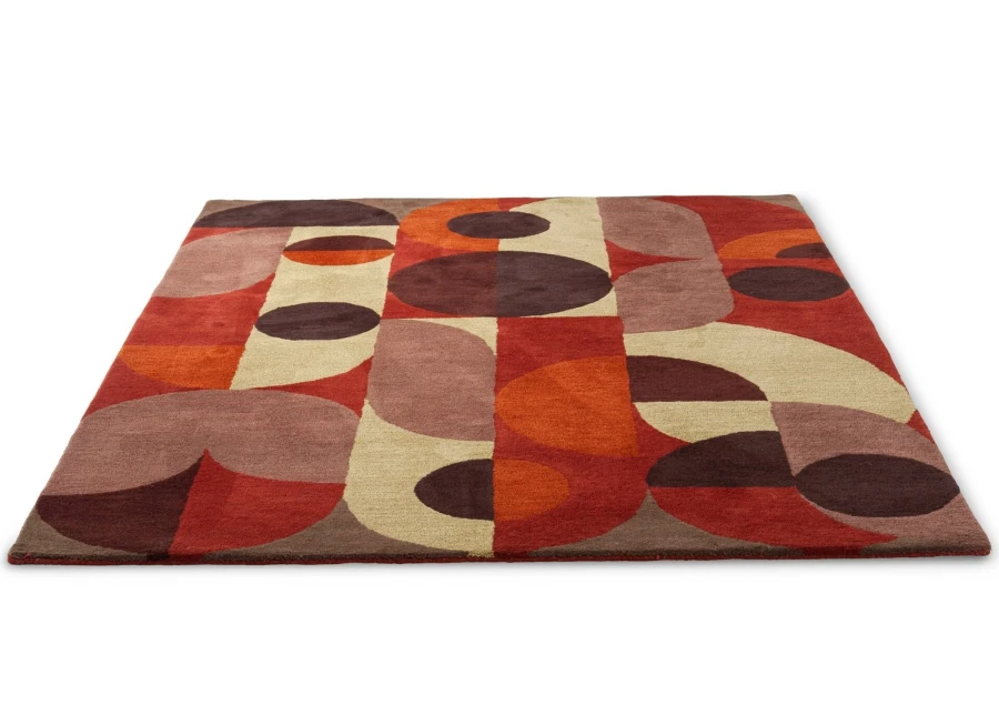 Dywan Brink&amp;Campman - DECOR Cosmo Red Pale Green 95203