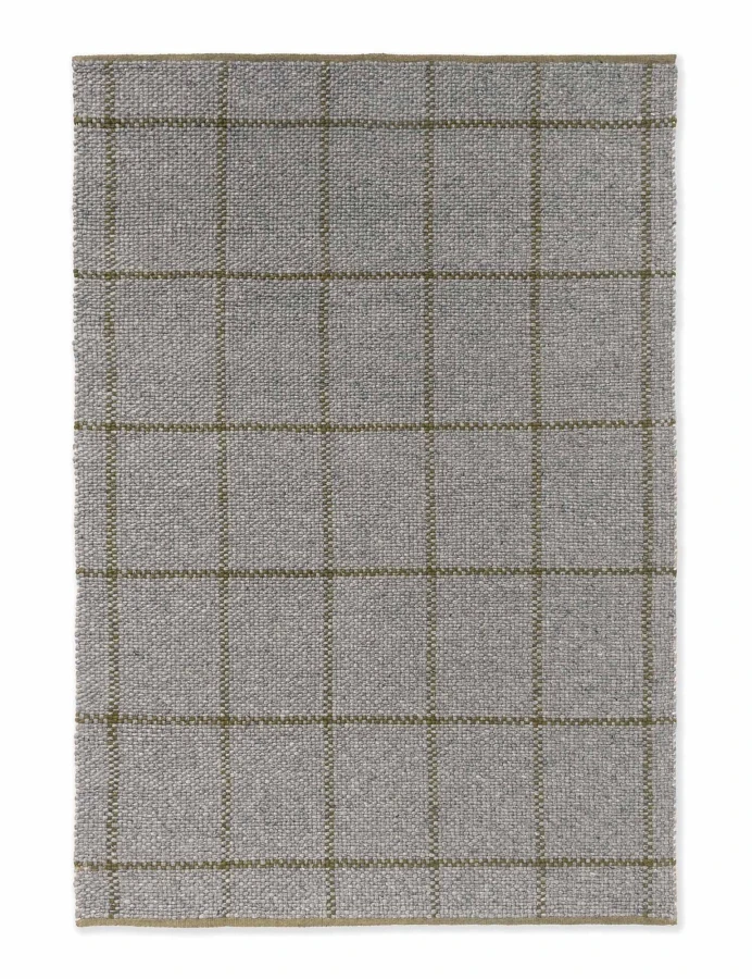 Dywan Brink&amp;Campman - CRAFT MATTER CHECK Slate Olive 049104