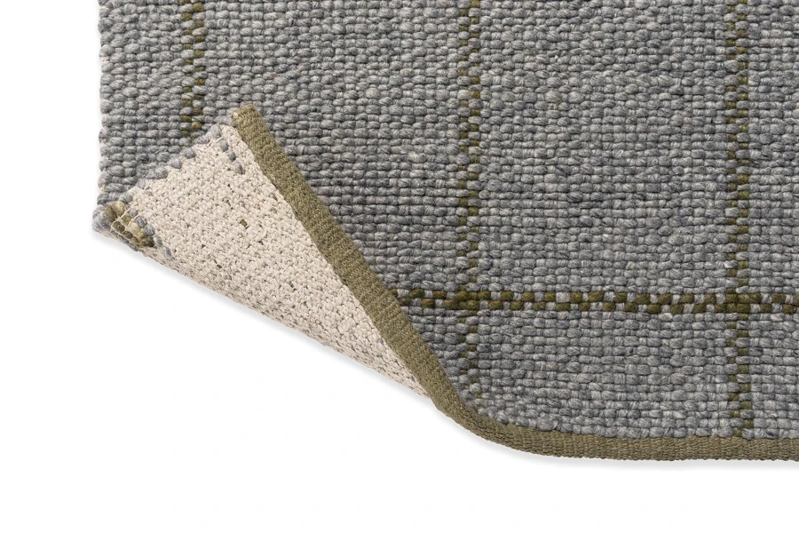 Dywan Brink&amp;Campman - CRAFT MATTER CHECK Slate Olive 049104