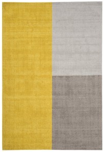 Dywan Asiatic Contemporary Design - BLOX Mustard