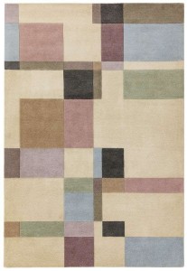 Dywan Asiatic Contemporary Design - REEF RF17 Blocks Pastel Wool