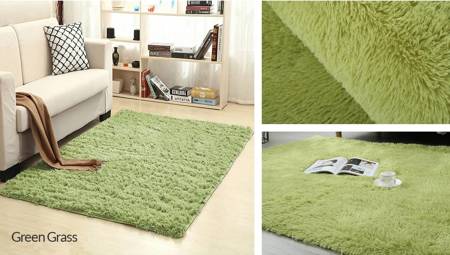 Pluszowy dywan VELVET - Zielony